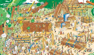 大家來修飛碟喔！